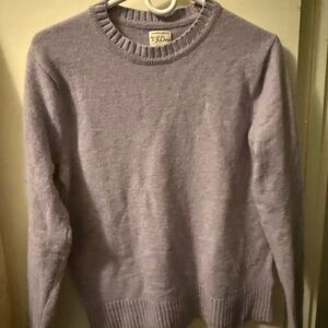 Light Purple Crew Neck Sweateru